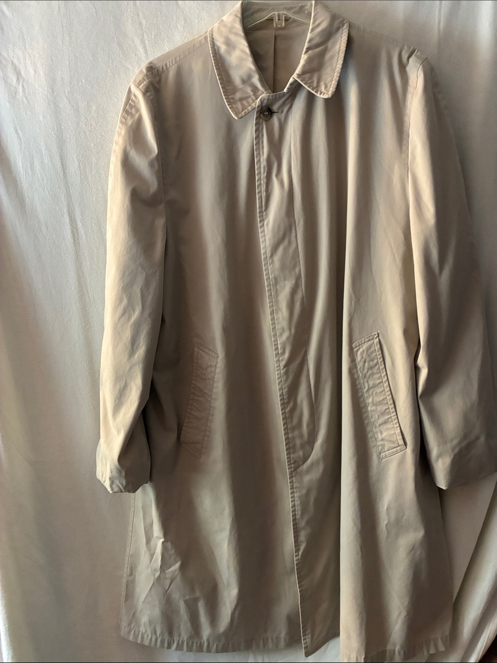 London Fog Classic Lightweight Beige Coat